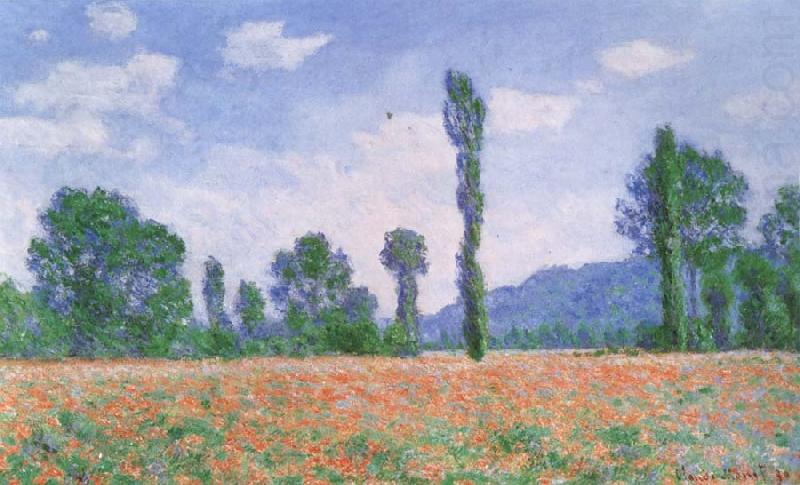 Claude Monet Poppy Field at Giverny china oil painting image